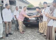 Iwan Bule Caleg DPR RI Partai Gerindra Dapil X Serahkan Bantuan Mobil Multifungsi
