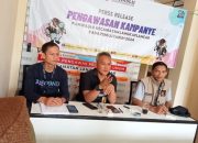 Panwaslu Kecamatan Langkaplancar Melaporkan Dugaan Pelanggaran Kampanye Ke Bawaslu Kabupaten Pangandaran
